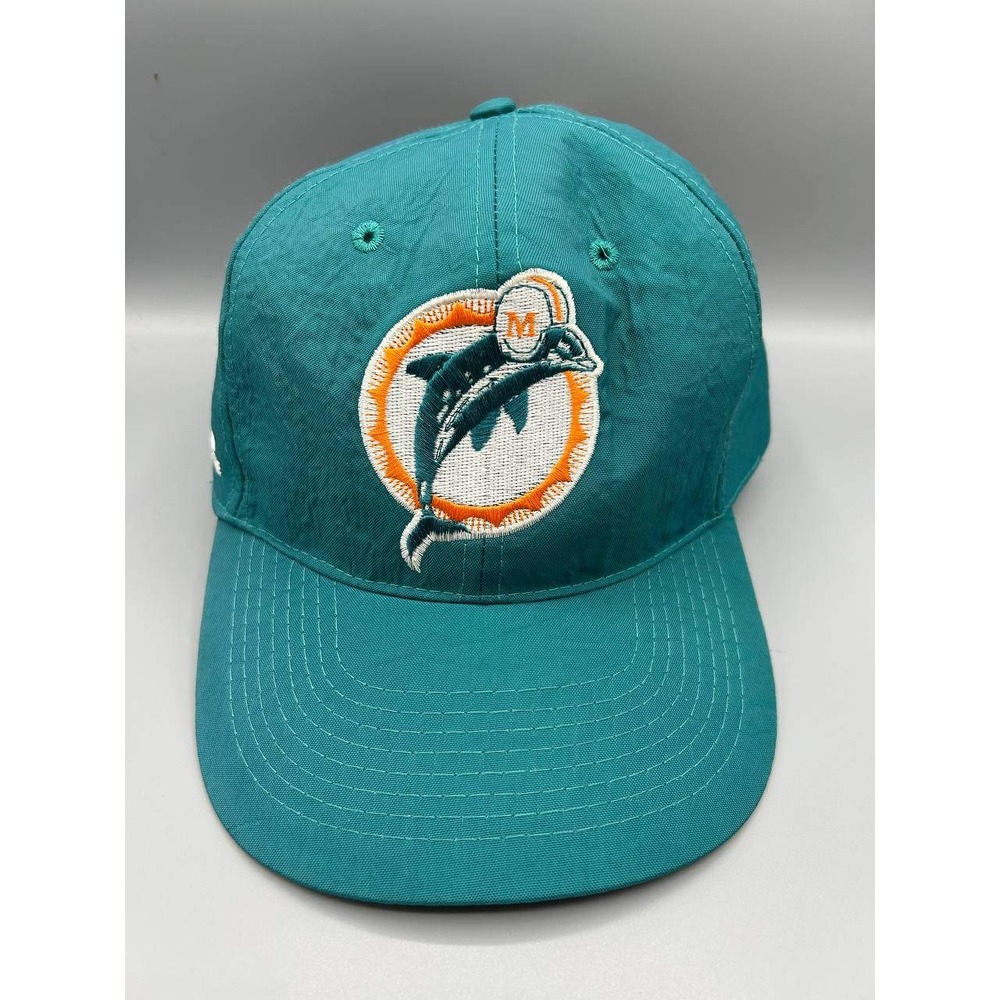 Vintage Miami Dolphins Hat Men Blue NFL‎ Apex One Snap Back Cap